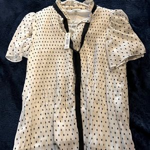 Max Studio Polka Dot Blouse